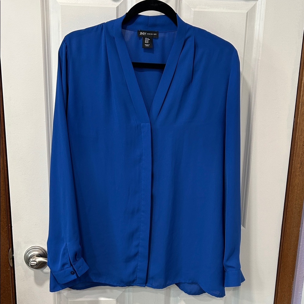 Jones New York Royal Blue Women's Blouse